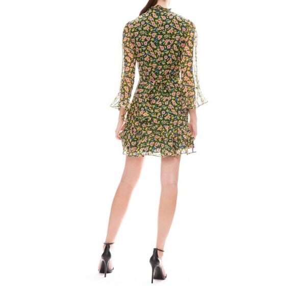 SALONI
MARISSA SILK MINI DRESS - ALPINE BOUQUET  Size  2 NWT - Picture 3 of 14